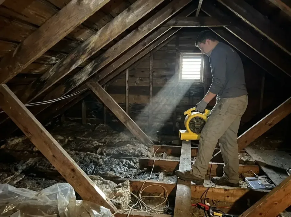 attic-water-damage-drying-proc-007 — frequently asked questions, Emergency Water Extraction & 24/7 Flood Response in Hiawath…